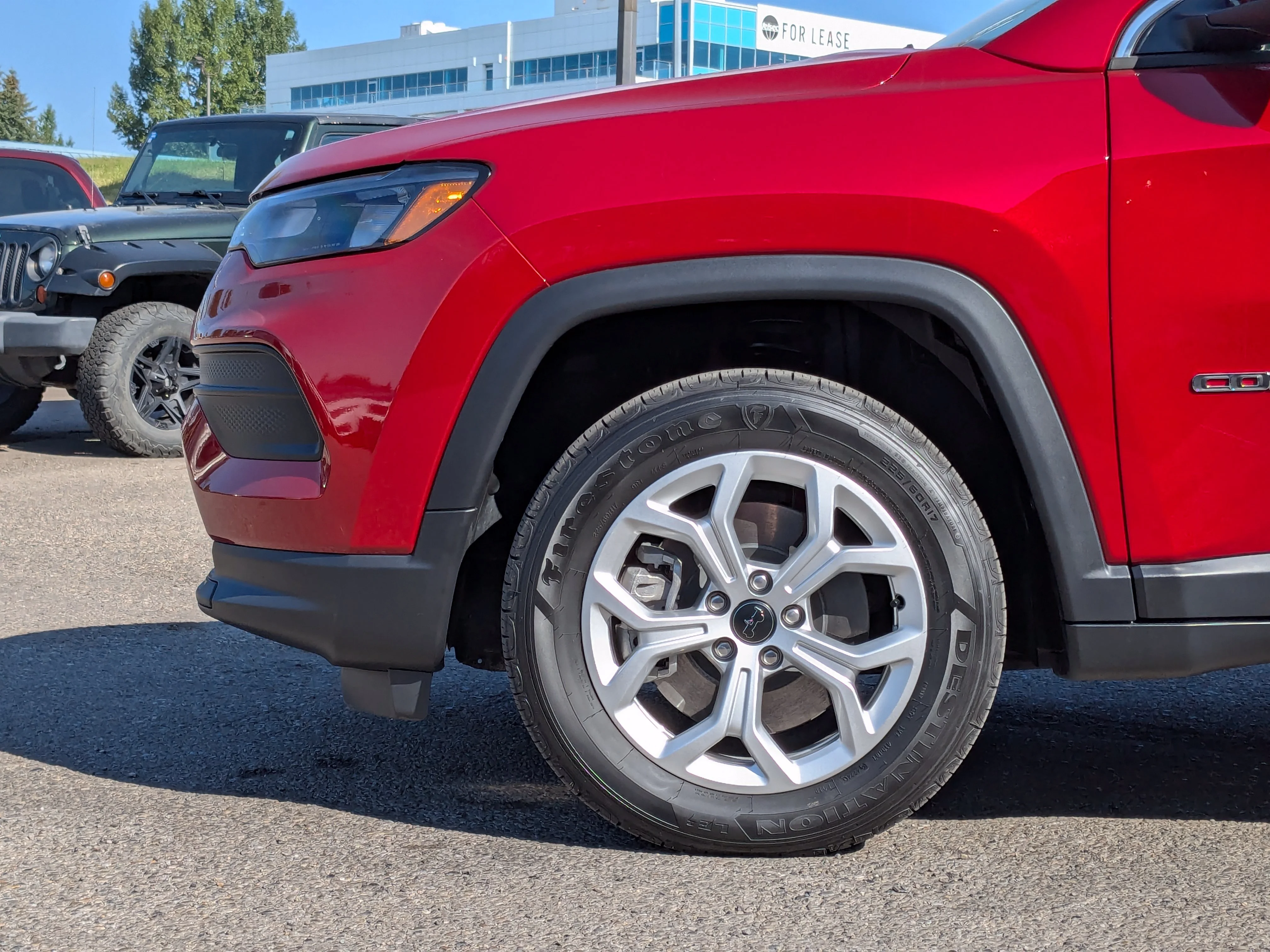 New 2025 Red Jeep Sport - - Forward Collision Warning - LED Head Lamps - Heated Seats and More! image 9