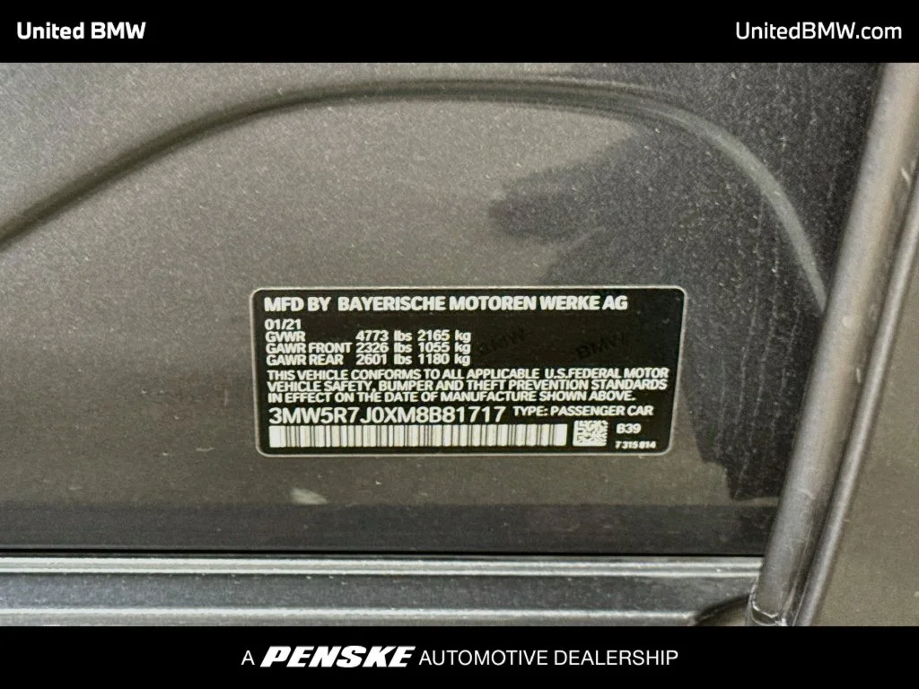 Used 2021 Mineral Grey Metallic BMW 330i xDrive image 22