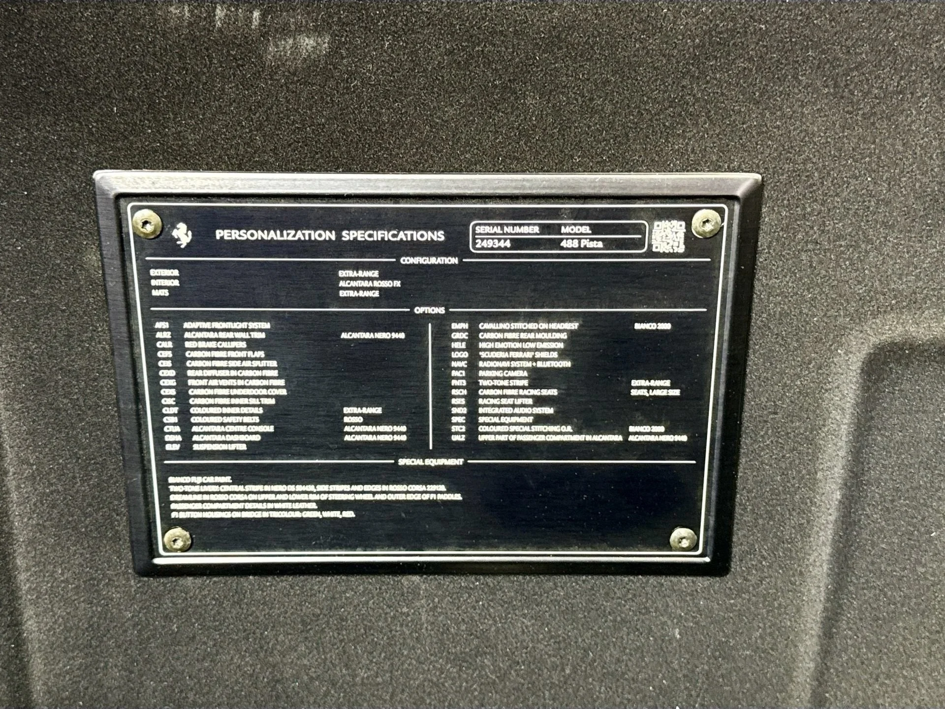 Certified Used 2020 Bianco Fuji Ferrari Base image 28