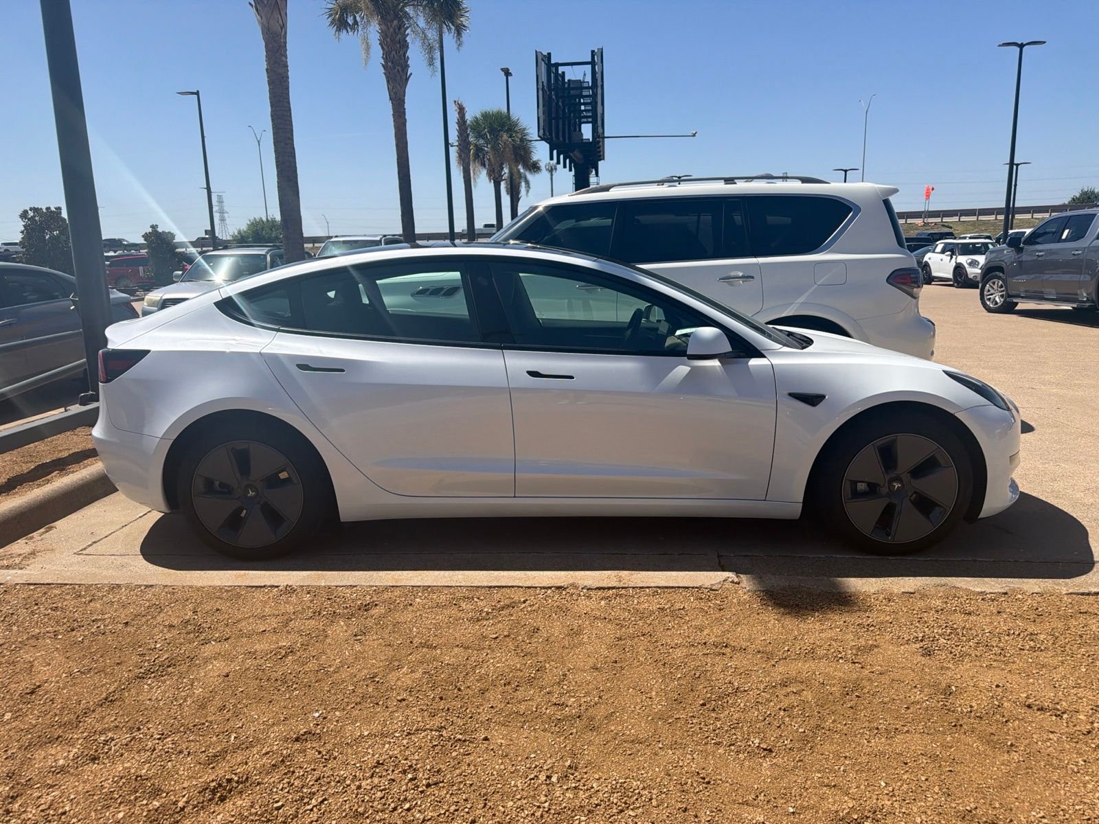 Used 2023 Pearl White Multi-Coat Tesla Base image 4