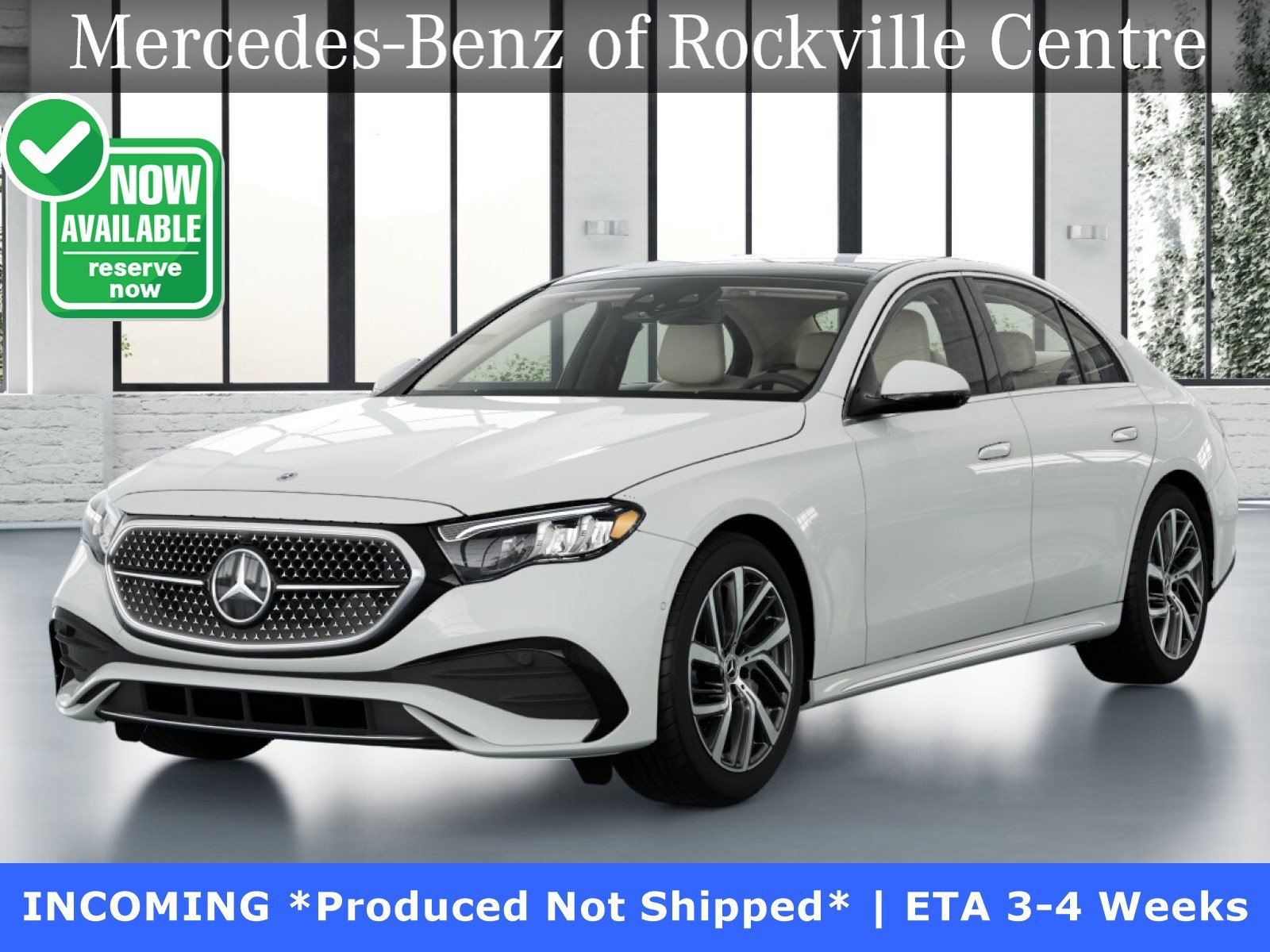 New 2027 Polar White Mercedes-Benz E 450 4MATIC® Sedan image 1