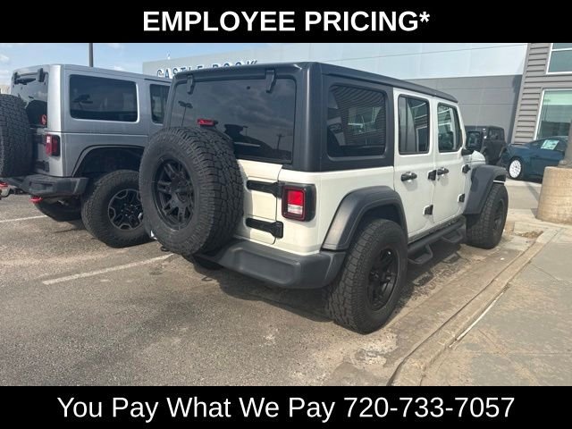 Used 2020 Silver Jeep Unlimited Sport S image 4