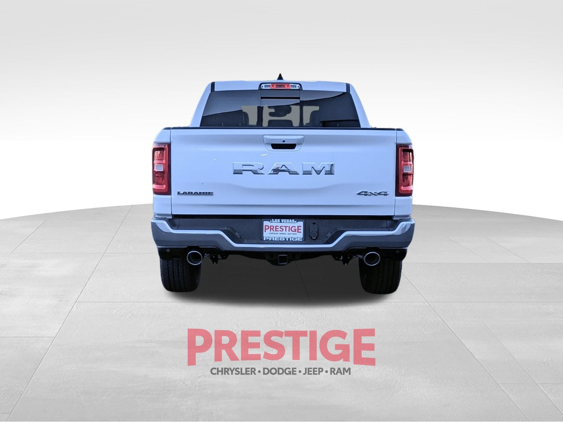 New 2026 Bright White Clear-Coat Exterior Paint RAM Laramie image 6