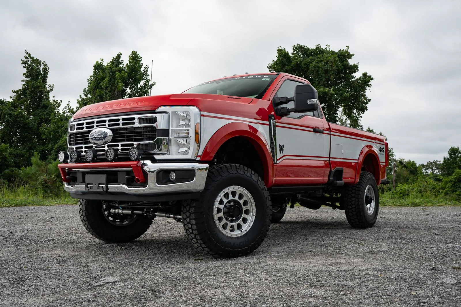 New 2026 Race Red Ford F-250® XLT with Rocky Ridge Retro Supercharged Package image 6
