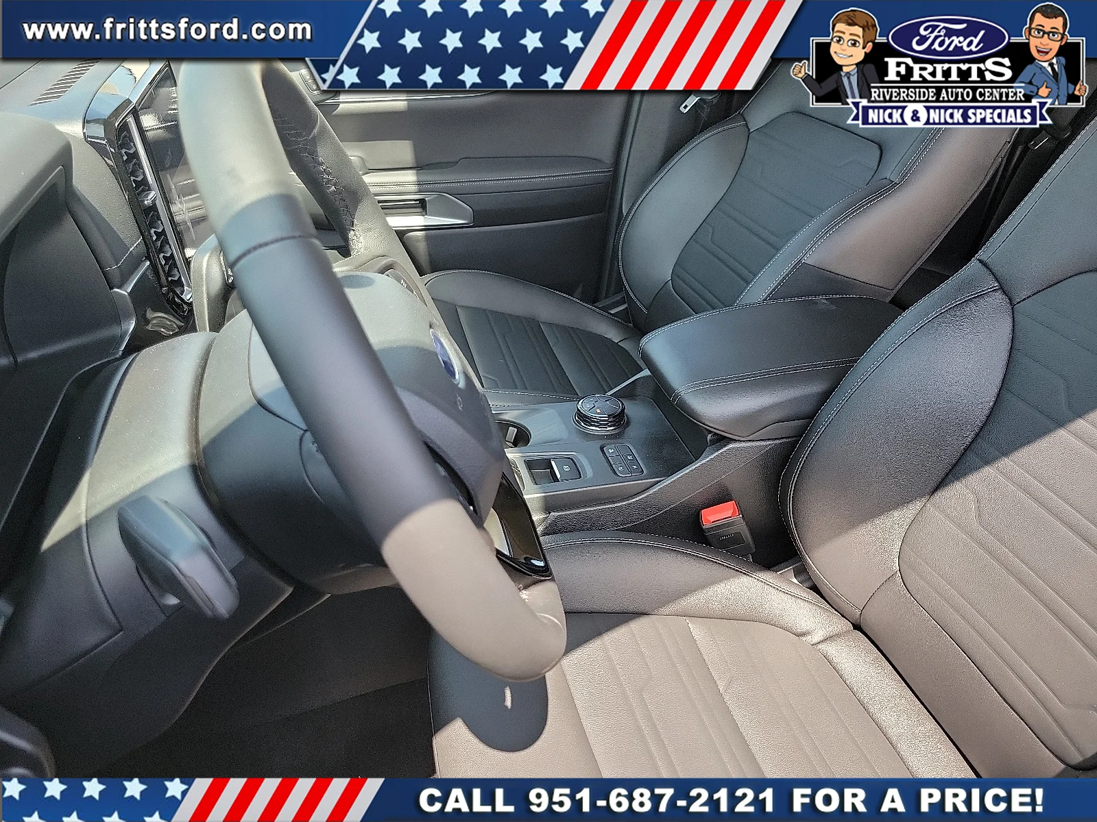New 2025 Azure Gray Metallic Tri-coat Ford LARIAT® image 5