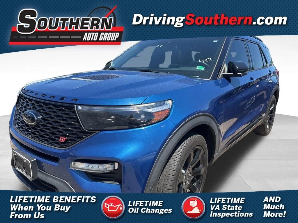 Used 2020 Blue Ford ST image 1