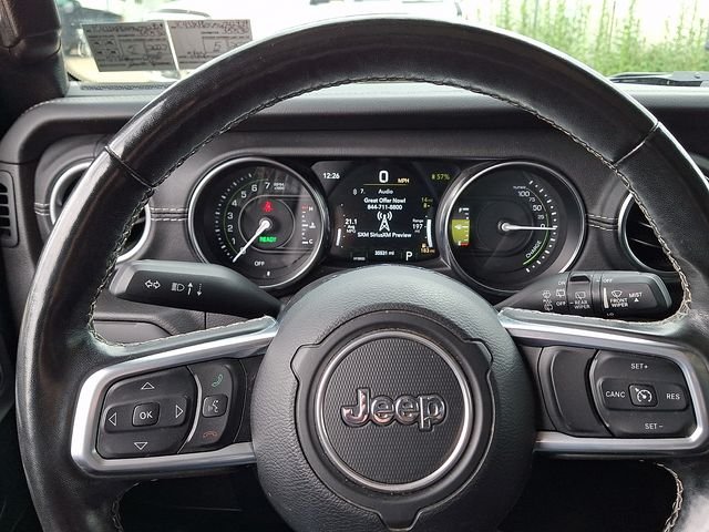 Used 2021 Black Jeep Unlimited Sahara 4xe image 25