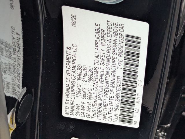 New 2026 Crystal Black Pearl Honda Sport image 22