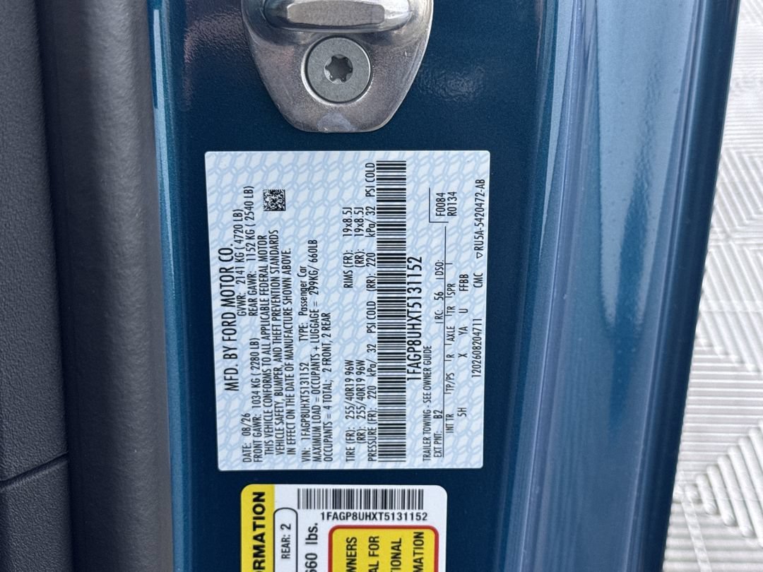 New 2026 Adriatic Blue Metallic Ford EcoBoost Premium image 12