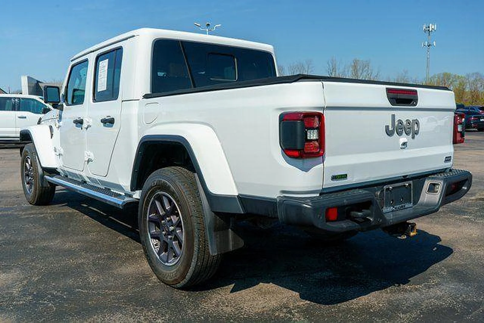Used 2021 Bright White Clear Jeep Overland Diesel image 8