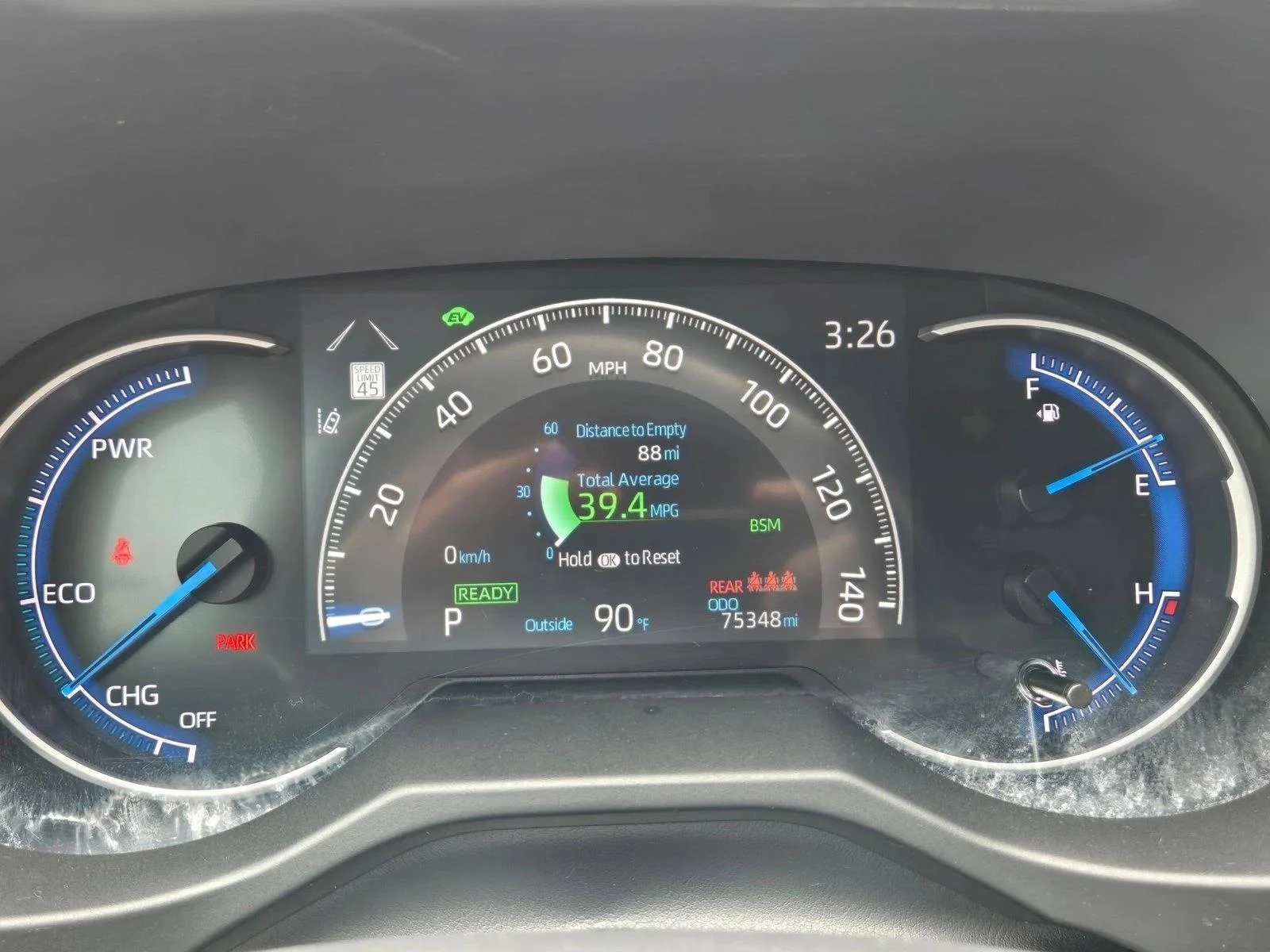Used 2022 Cavalry Blue/Midnight Black Metallic Toyota Hybrid XSE image 11