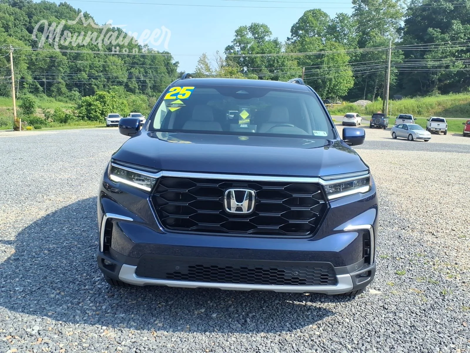Used 2025 Obsidian Blue Pearl Honda Touring image 2