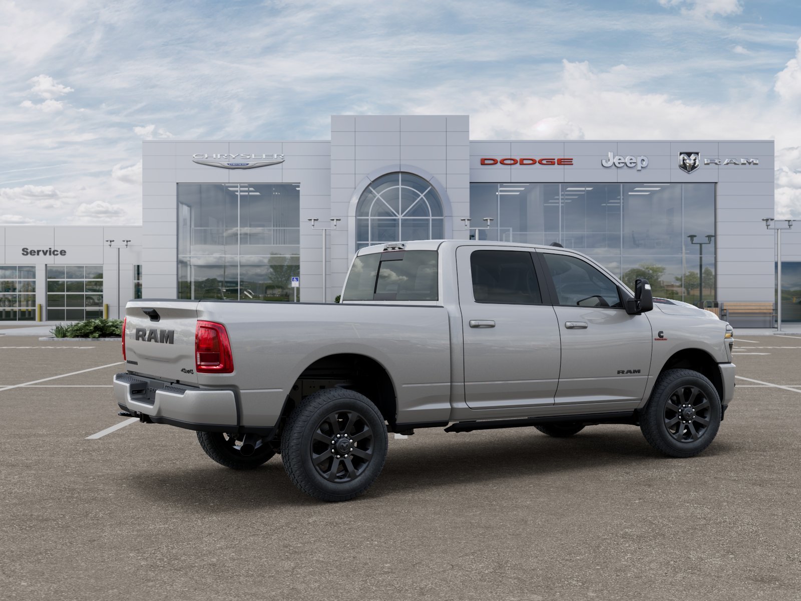 New 2026 Silver-Zynith Exterior Paint RAM Laramie image 30