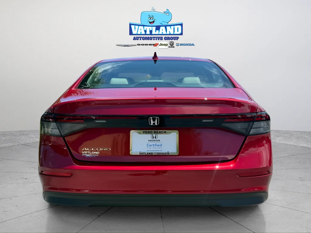 Certified Used 2025 Radiant Red Metallic Honda LX image 4