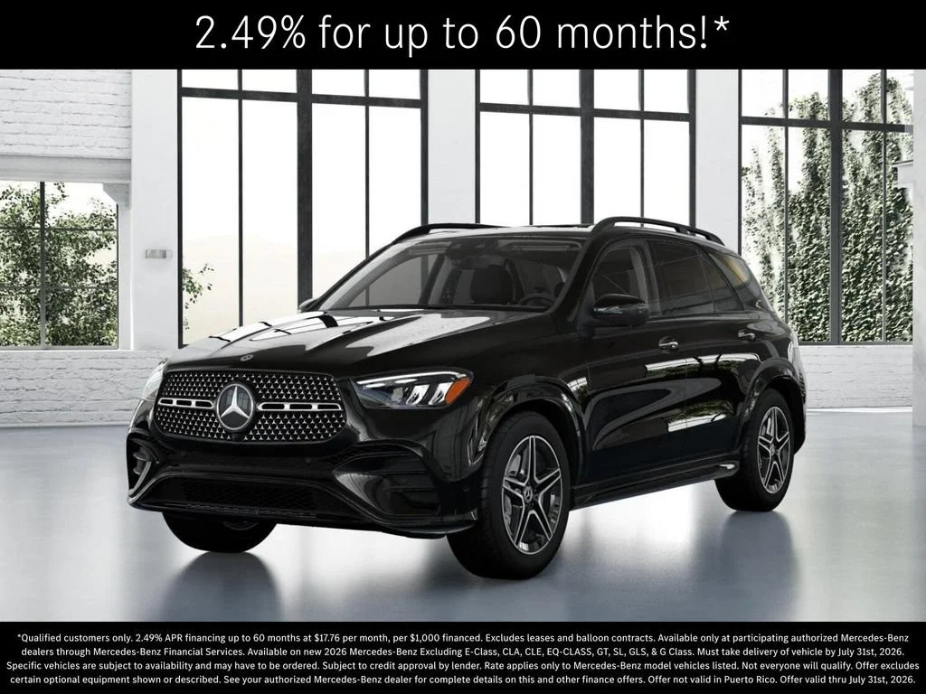 New 2026 Obsidian Black Metallic Mercedes-Benz GLE 350 image 82