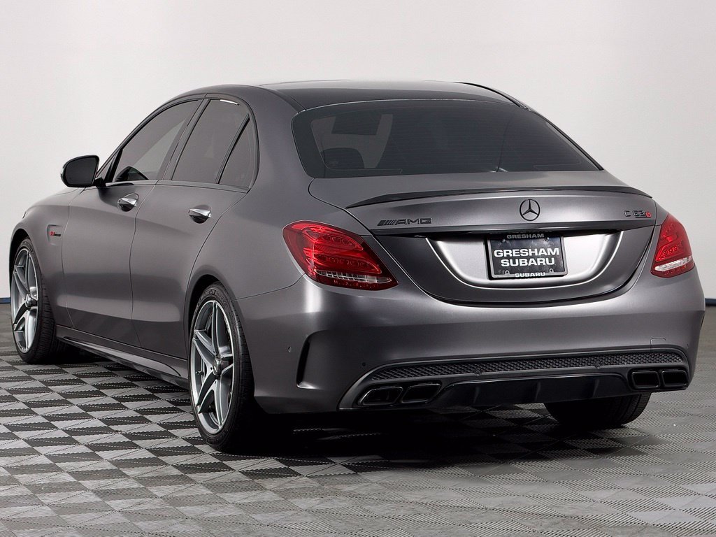 Used 2015 Steel Gray Metallic Mercedes-Benz C 63 S AMG® image 4