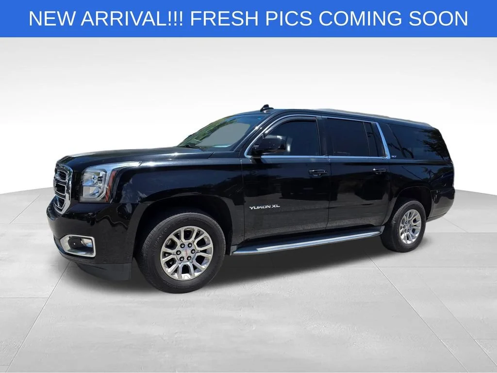 Used 2015 ONYX BLACK GMC SLT image 2