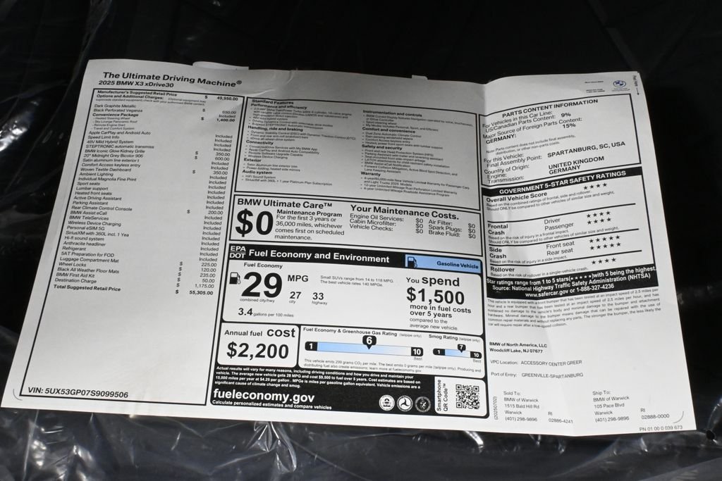 Used 2025 Gray BMW 30 xDrive image 37