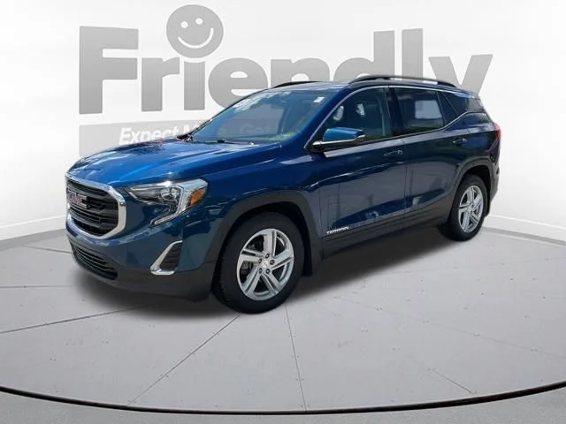 Used 2019 Blue Emerald Metallic GMC  image 2