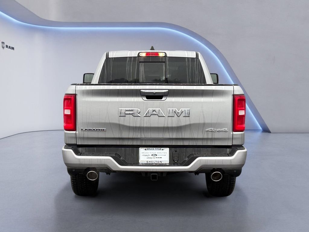 New 2026 Billet Silver Metallic Clear-Coat Exterior Paint RAM Laramie image 4