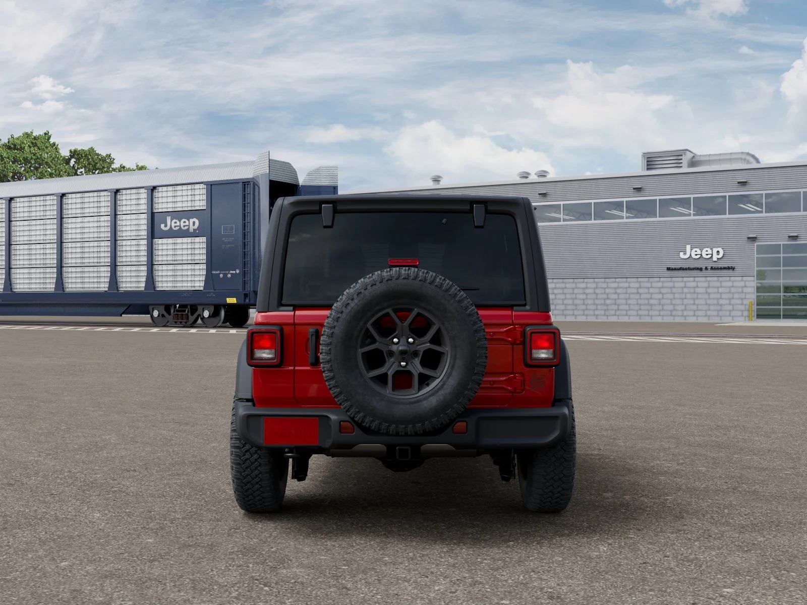 New 2026 Firecracker Red Clear-Coat Exterior Paint Jeep  image 33