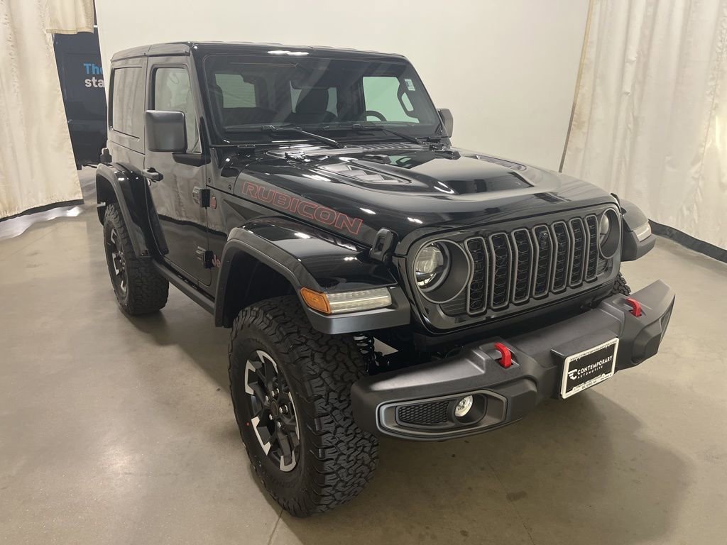 New 2026 Black Clearcoat Jeep Rubicon image 1