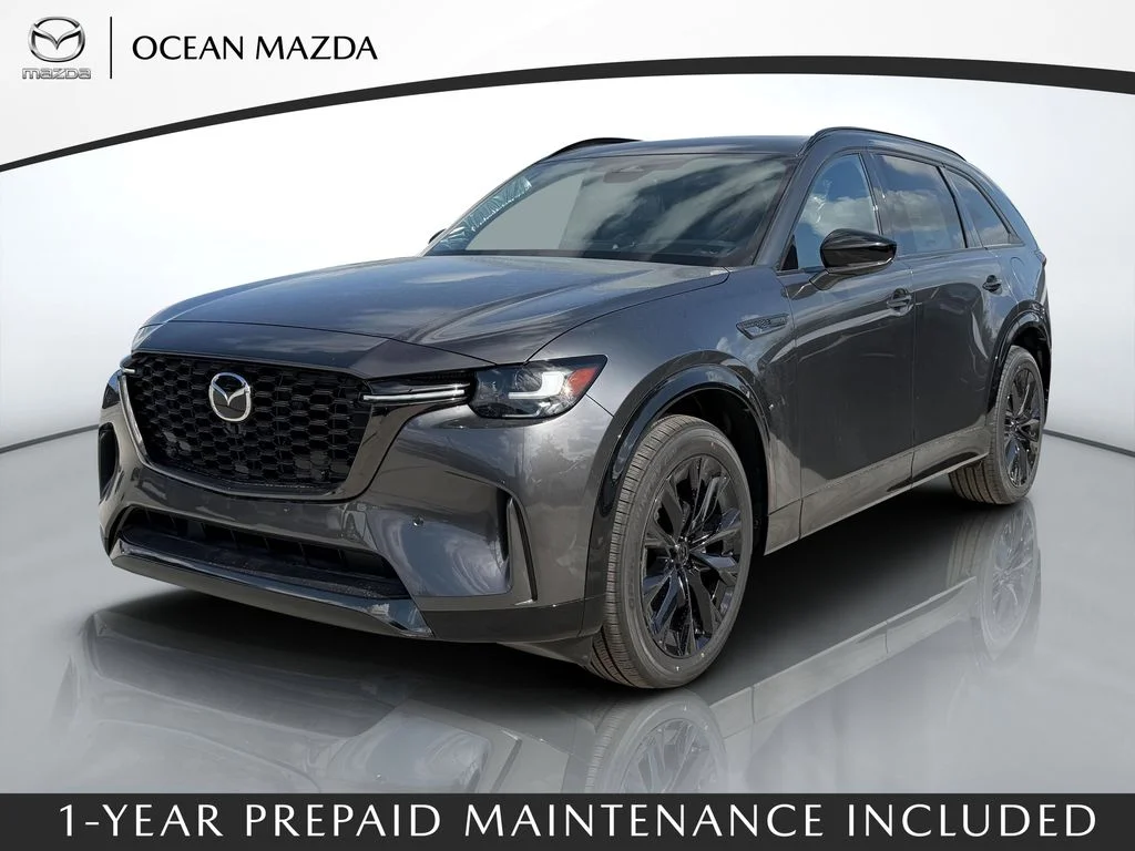 New 2026 Machine Gray Metallic Mazda 3.3 Turbo S Premium Sport AWD image 1