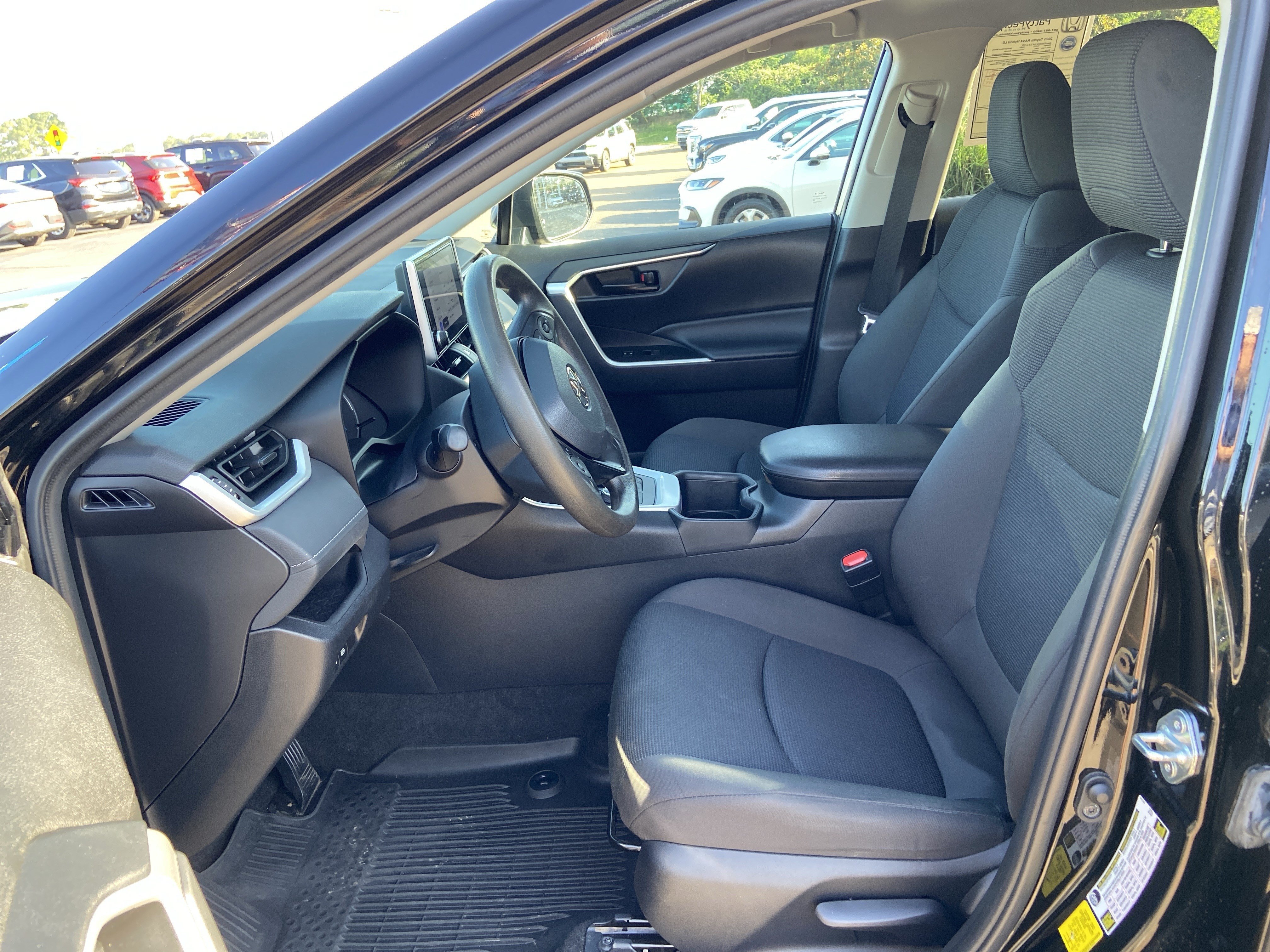 Used 2023 Midnight Black Metallic Toyota Hybrid LE image 16