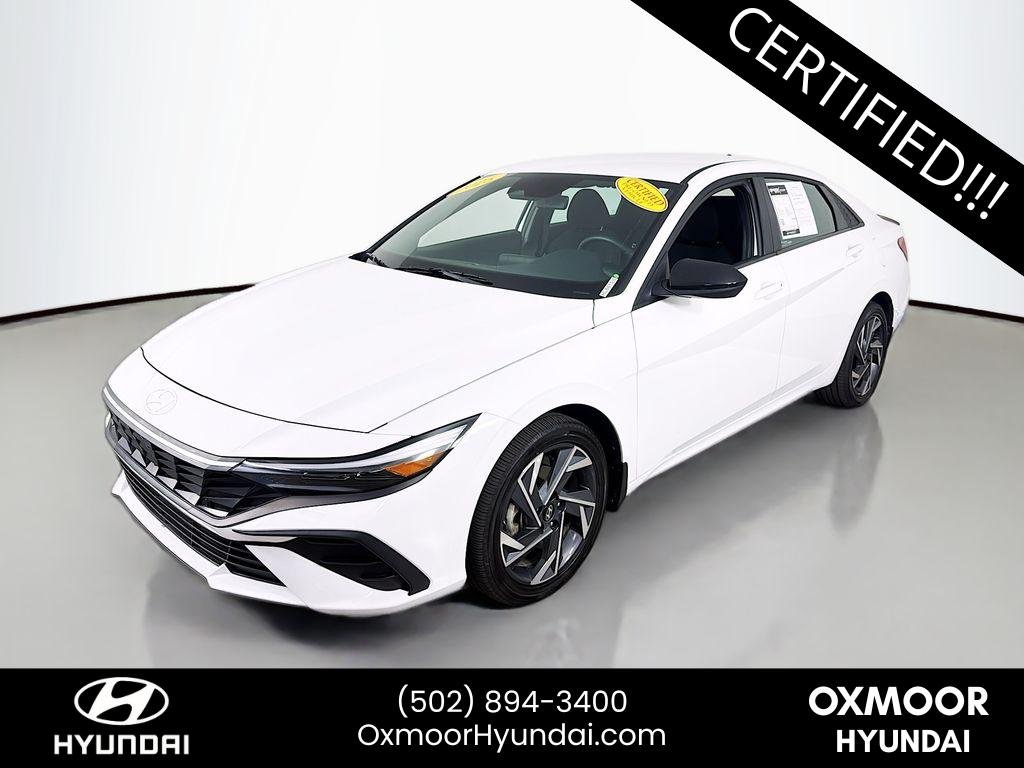 Certified Used 2025 Serenity White Hyundai SEL Sport image 3