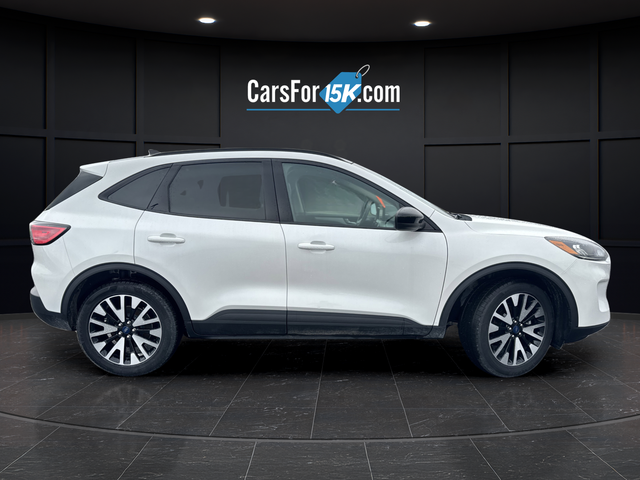 Used 2020 Star White Metallic Tri-Coat Ford SE Sport Hybrid image 7