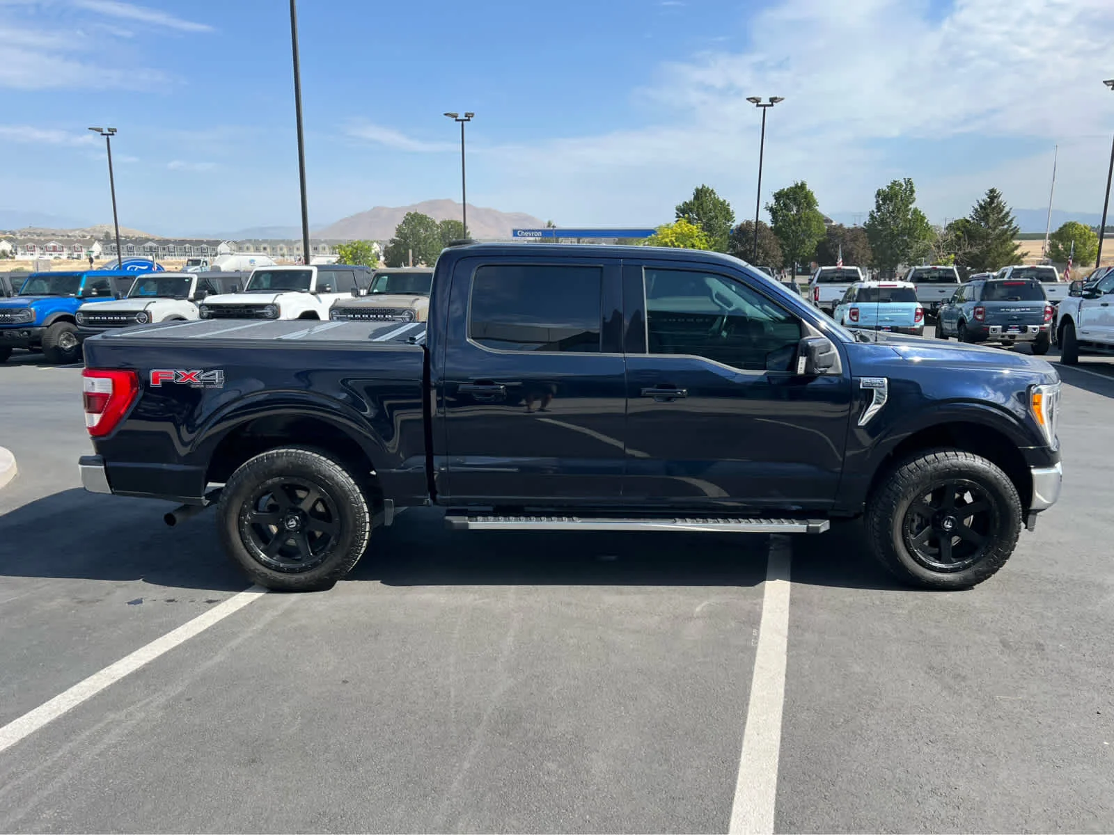Certified Used 2021 Antimatter Blue Metallic Ford LARIAT image 6