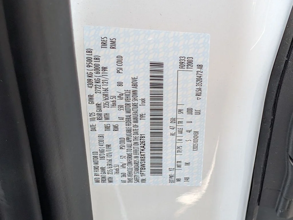 New 2026 Oxford White Ford Cargo Van image 30