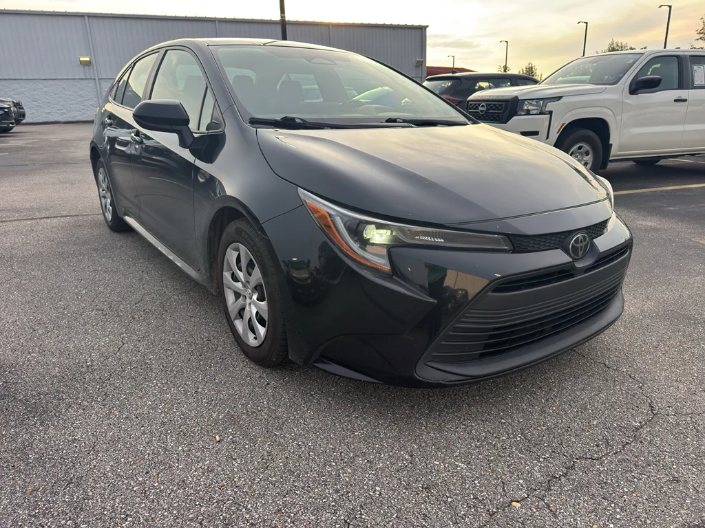 Used 2024 Midnight Black Metallic Toyota LE image 3