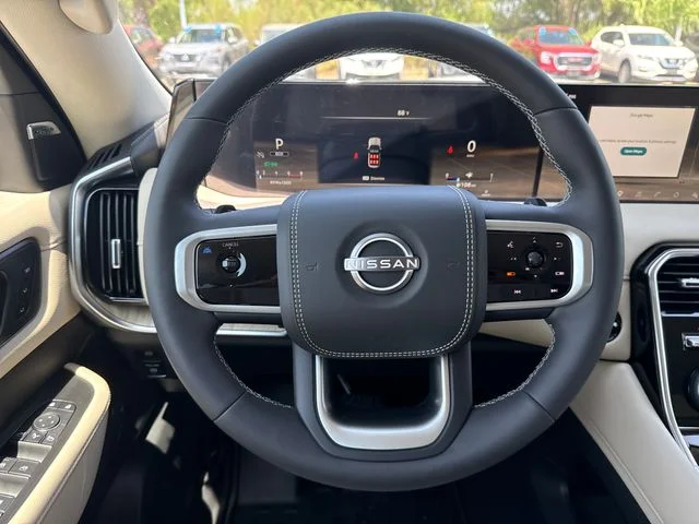 New 2026 Everest White TriCoat / Super Black Two-tone Nissan Platinum Reserve image 14
