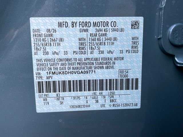 New 2027 Vapor Blue Metallic Ford Active image 44