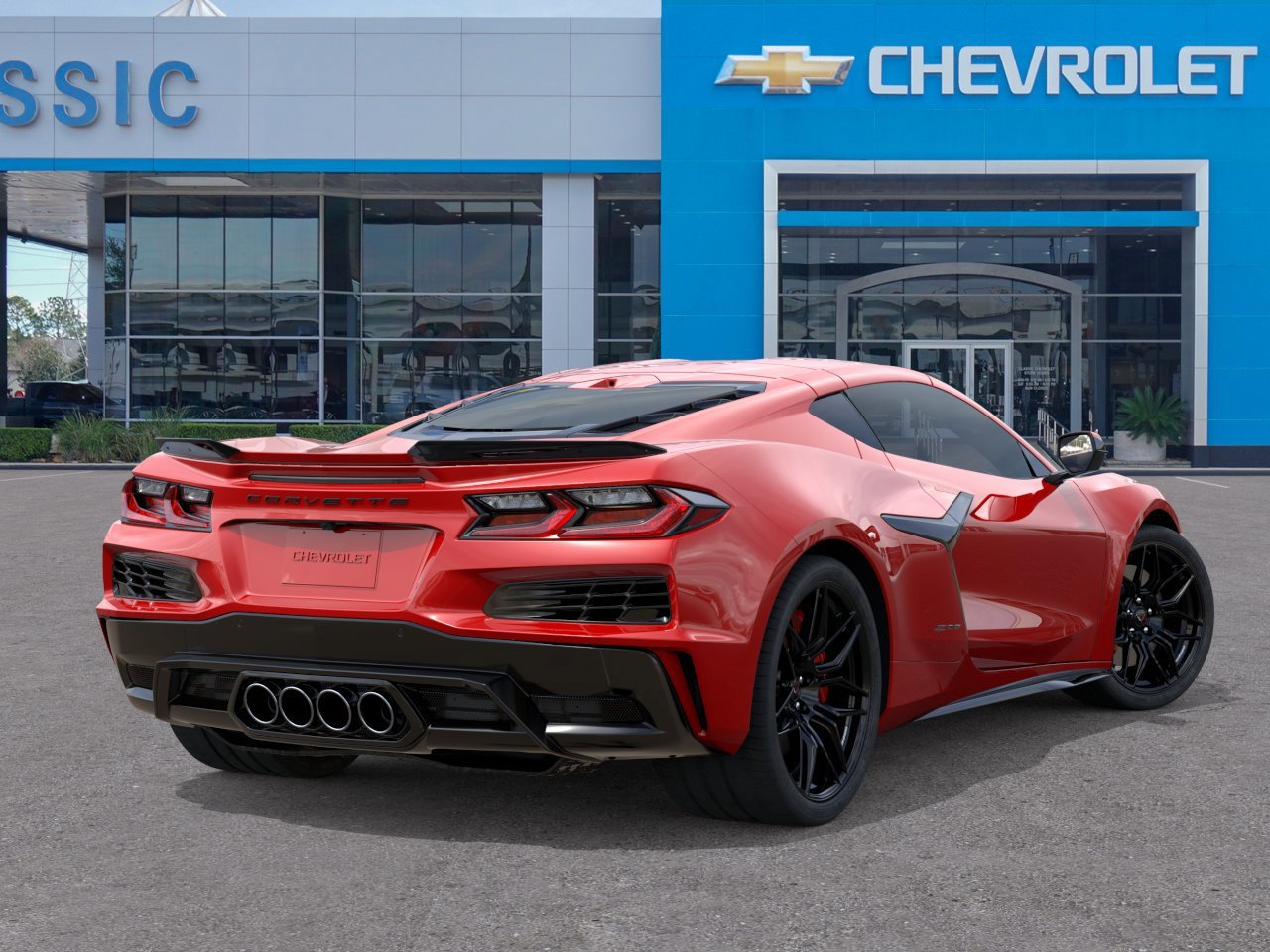 2026 Chevrolet Corvette Z06 1LZ Red at Classic Elite Chevrolet Hwy 6