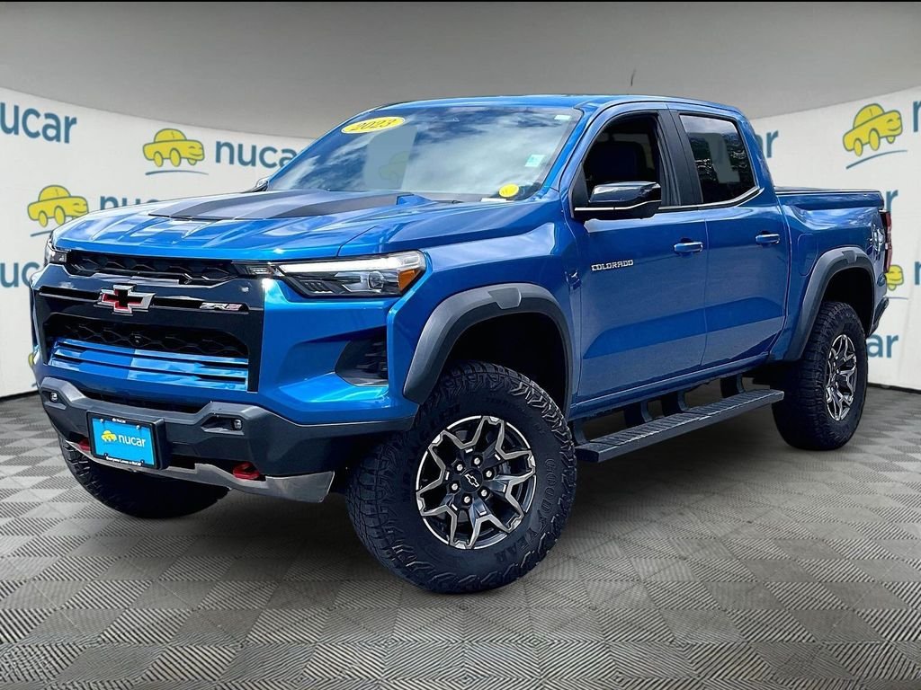 Used 2023 Blue Chevrolet ZR2 image 3