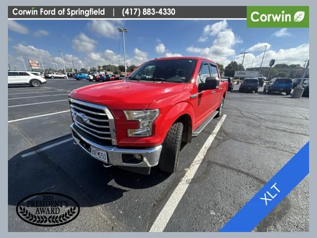 Used 2017 Race Red Ford XLT image 1