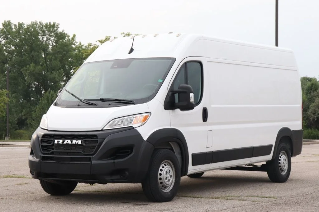 Used 2024 Bright White Clearcoat Ram High Roof image 5