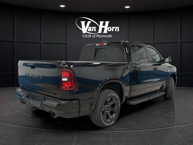 New 2026 Diamond Black Crystal Pearl-Coat Exterior Paint RAM Big Horn/Lone Star image 7