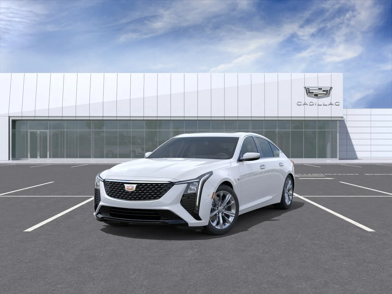 New 2026 Vibrant White Tricoat Cadillac Premium Luxury image 8