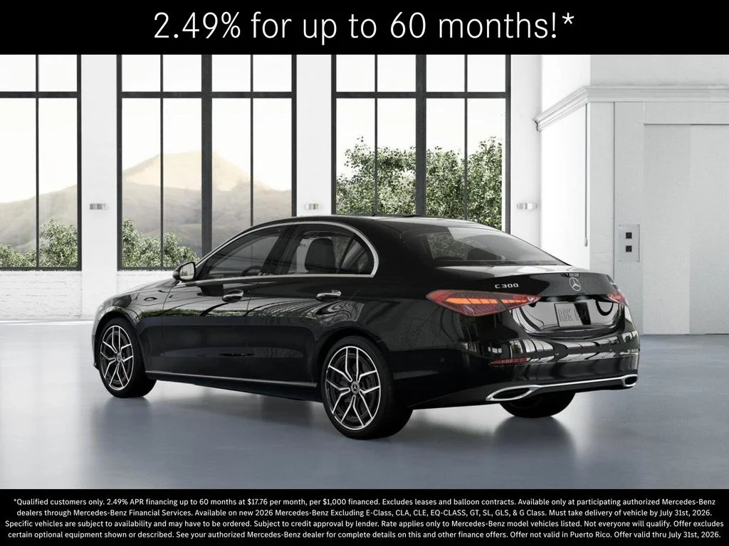 New 2026 Black Mercedes-Benz C 300 image 29