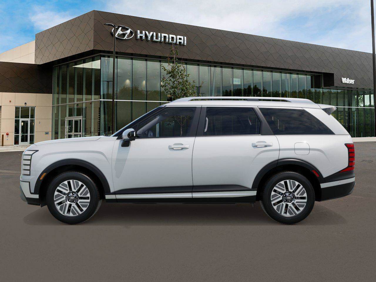 New 2027 Creamy White Pearl Hyundai SEL Premium 7P AWD image 4