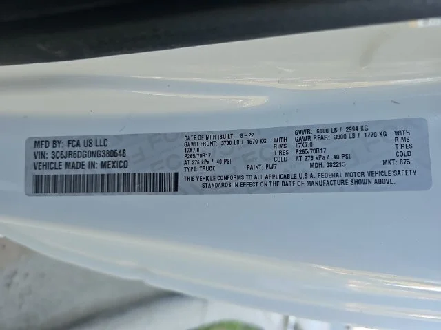 Used 2022 White Ram Tradesman image 31