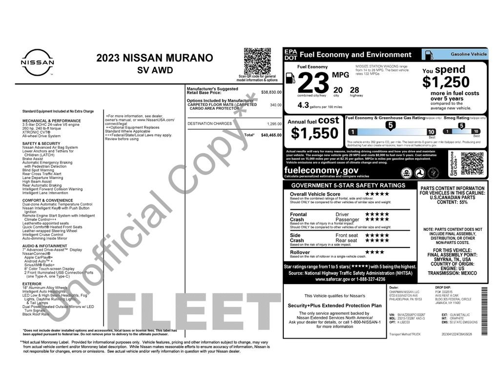 Used 2023 Gray Nissan SV image 7