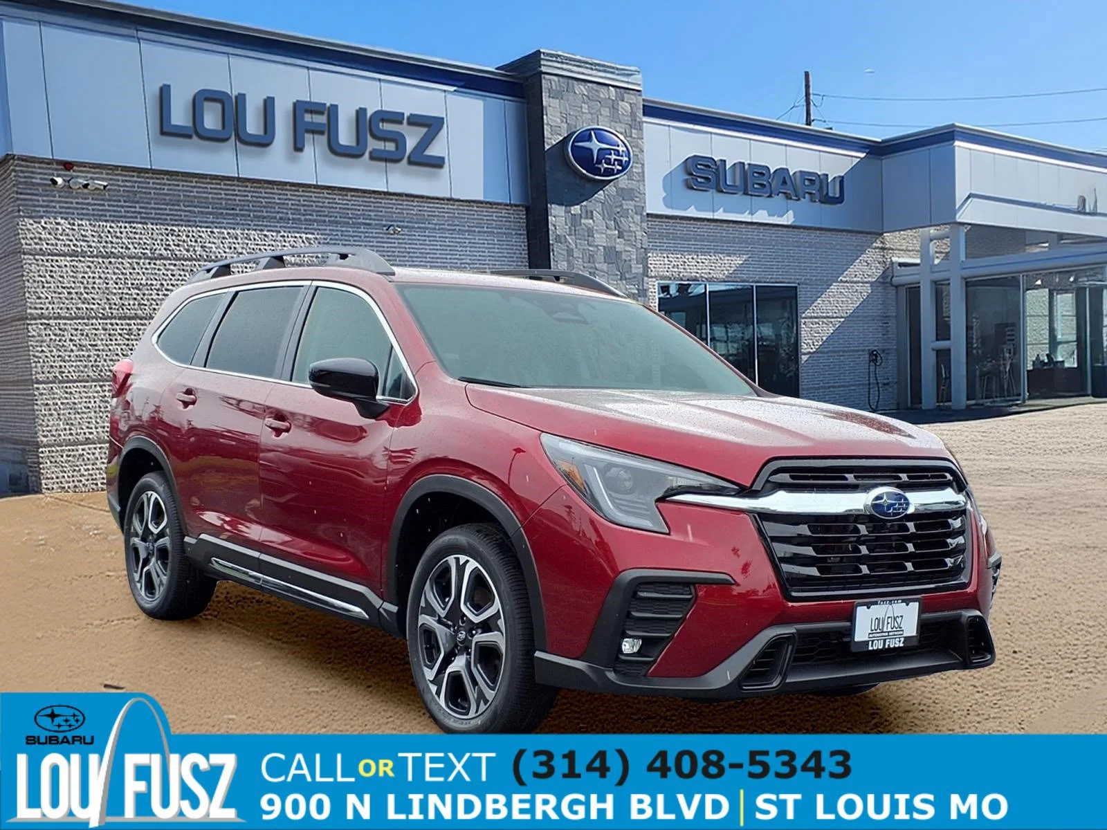 New 2026 CRIMSON RED PEARL Subaru Limited 8-Passenger image 1