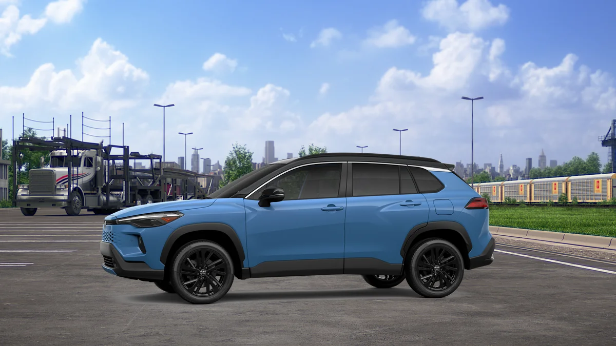 New 2026 Cavalry Blue Toyota Hybrid XSE image 3