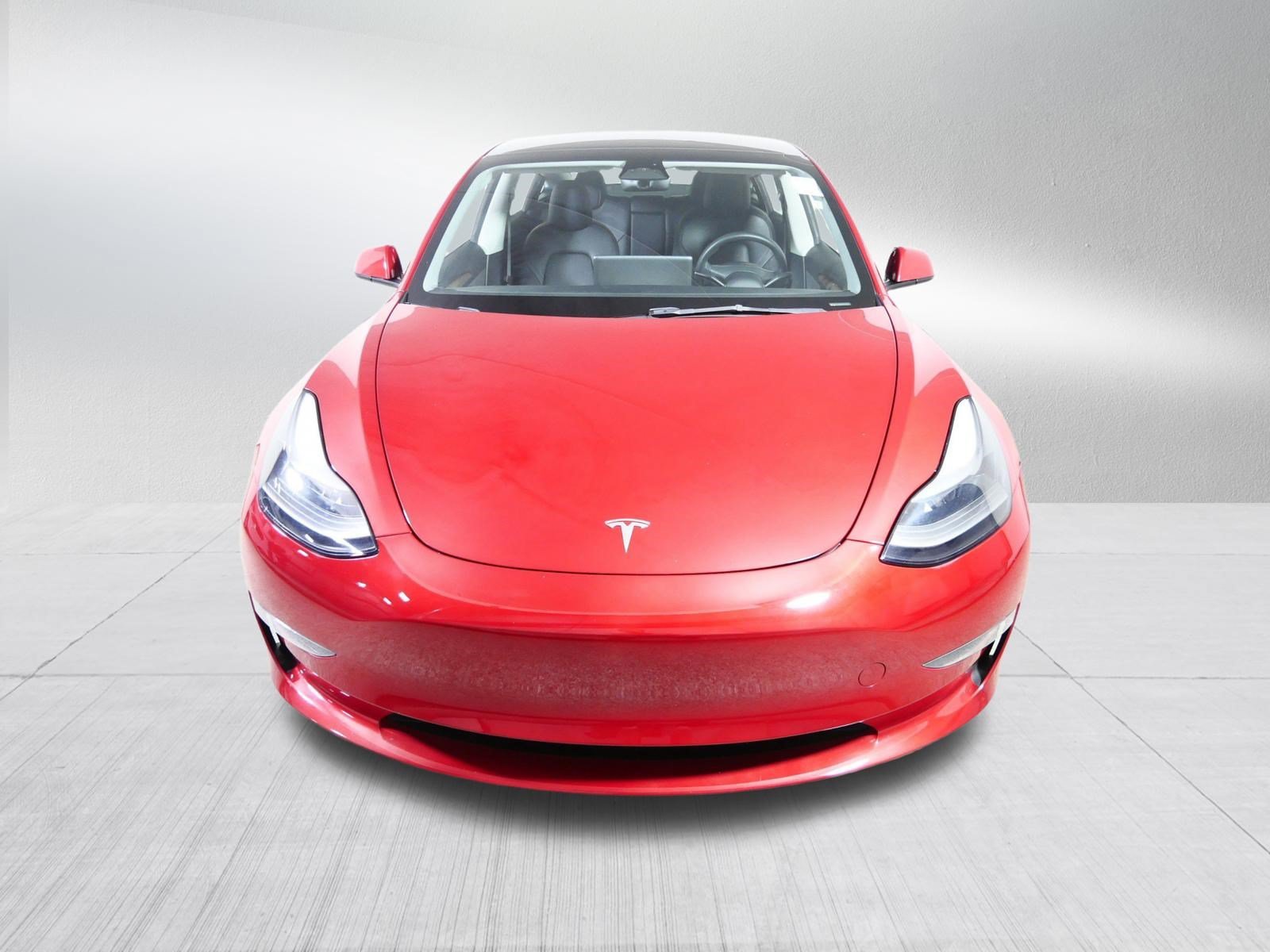 Used 2023 Tesla Model 3 Long Range with VIN 5YJ3E1EB8PF391554 for sale in Brooklyn Center, Minnesota