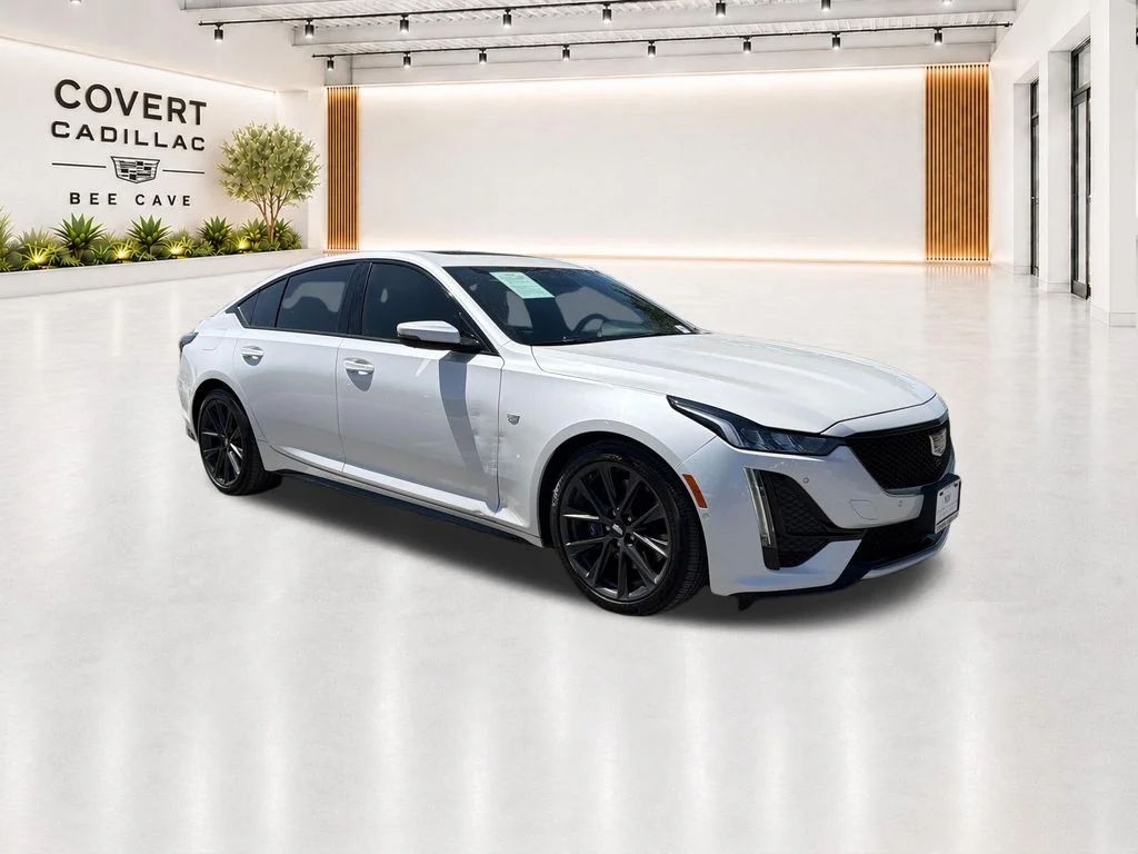 Used 2023 White Cadillac Sport image 1