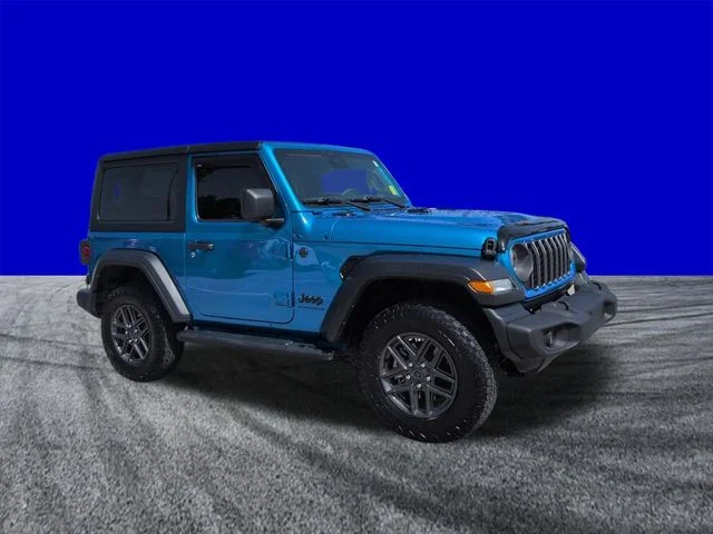Certified Used 2024 Hydro Blue Pearlcoat Jeep Sport S image 2